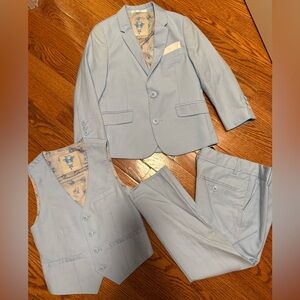 Light Blue Men's Suit Set
